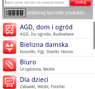 Porównywarka cen Tanio.pl na Androida