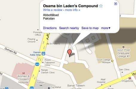 Kryjówka Osamy bin Ladena już na mapach Google (zdjęcia)