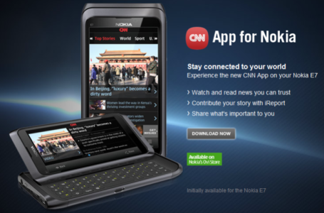 Nokia reklamuje aplikację CNN (wideo)