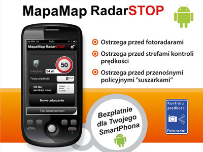 Listopadowe "Logo" z aplikacją na Androidy "RadarSTOP"
