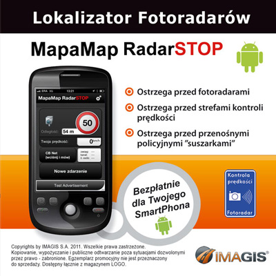 Listopadowe "Logo" z aplikacją na Androidy "RadarSTOP"