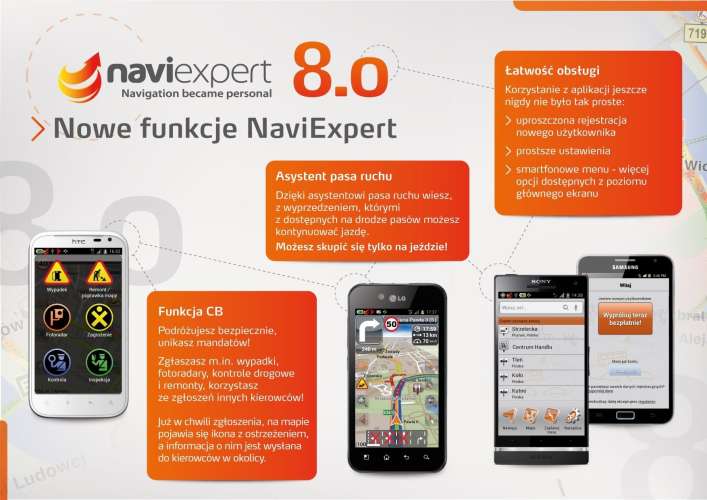 Funkcja CB radia w NaviExpert 8.0
