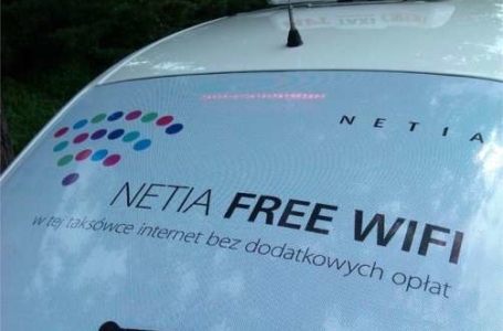 Netia daje internet w taksówkach w Warszawie