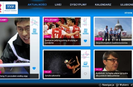 TVP i Samsung przygotowali aplikację na Igrzyska Olimpijskie w Londynie (wideo)