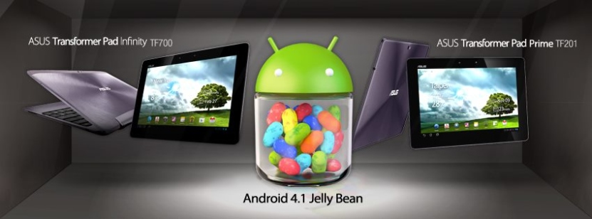 Asus aktualizuje tablety do Androida 4.1 Jelly Bean
