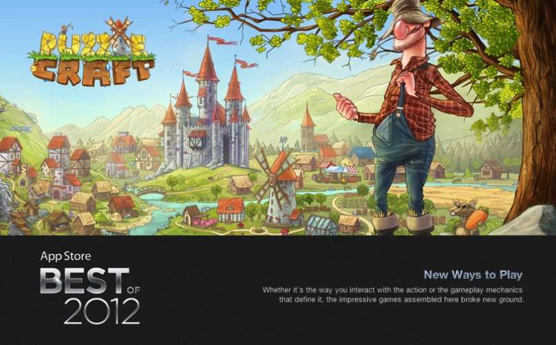Polska gra "Puzzle Craft" jedną z najlepszych w App Store w 2012 roku
