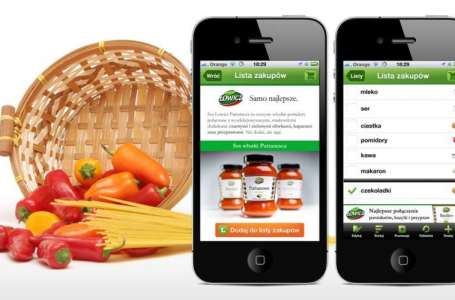 Łowicz reklamuje włoskie sosy w mobile’u