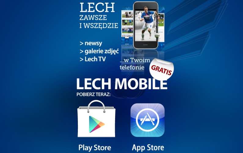 Aplikacja mobilna Lecha Poznań