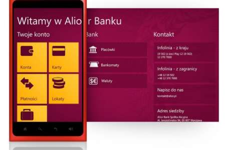 Alior Bank na Windows Phone'y