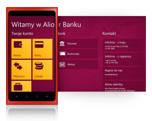 Alior Bank na Windows Phone'y