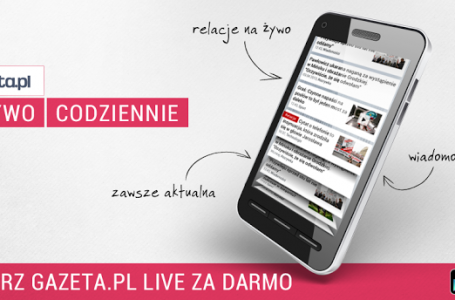 Strumień wiadomości i powiadomienia push w aplikacji Gazeta.pl Live