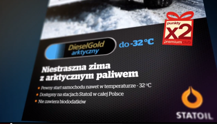Statoil DieselGold Arctic – kampania targetowana pogodowo po raz pierwszy w Polsce