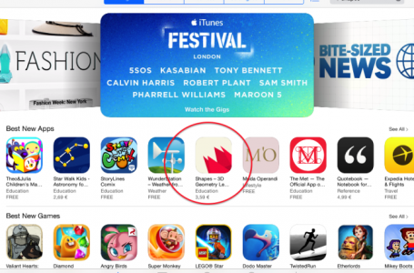 Polska aplikacja na stronie głównej App Store. Kody Redeem