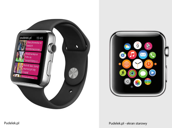 Pudelek jako pierwszy z lifestyle na Apple Watch