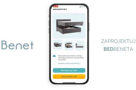 Aplikacja AR do samodzielnego projektowania łóżek