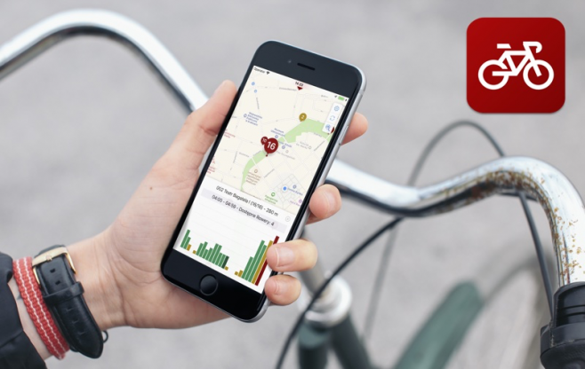 Wakacje na rowerze z aplikacją mobilną