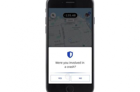 Uber wykryje stłuczkę i zorganizuje pomoc