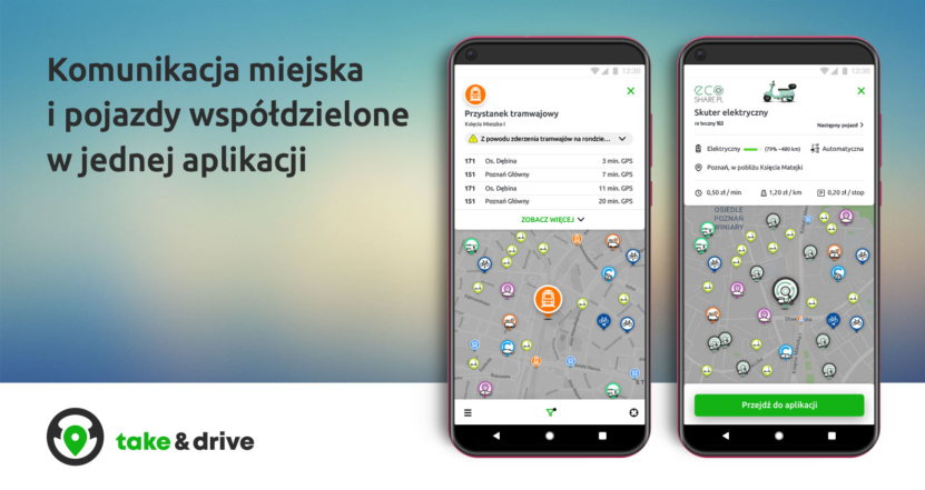Polski start-up połączył komunikację miejską i pojazdy współdzielone w jednej aplikacji