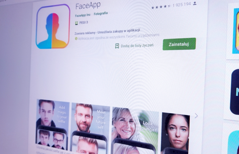 Popularność FaceApp sprawiła, że Ministerstwo Cyfryzacji zajęło się tematem bezpieczeństwa aplikacji mobilnych