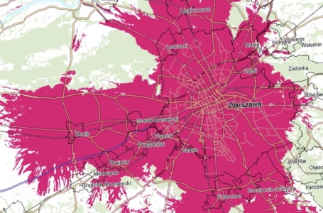 5G T-Mobile mapa zasięgu Warszawa