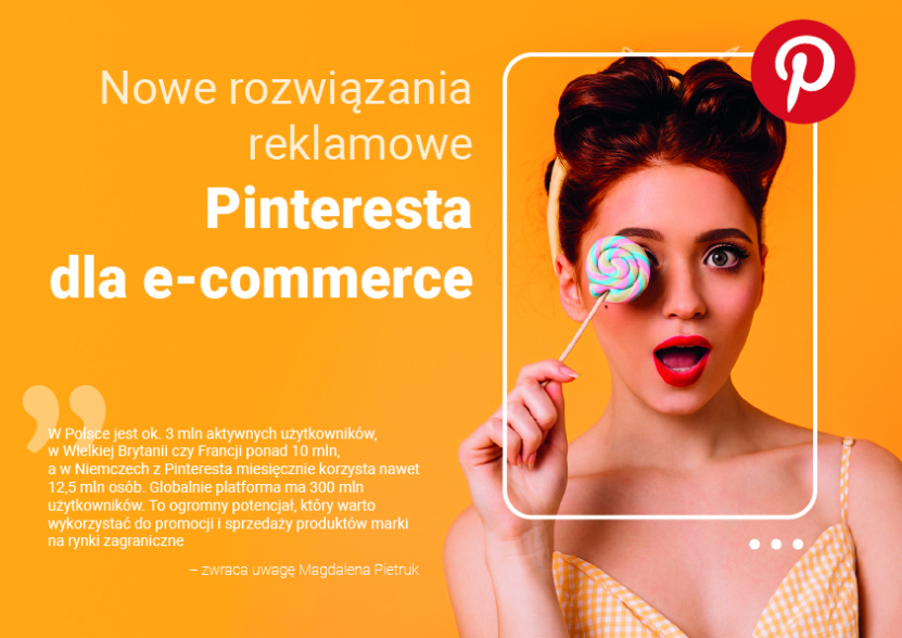 Nowe rozwiązania reklamowe Pinteresta dla e-commerce
