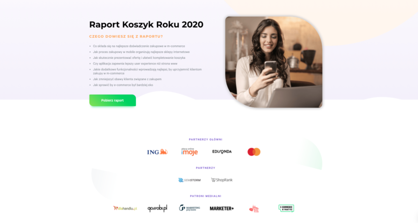 Patronat GoMobi.pl: Pobierz raport Koszyk Roku 2020