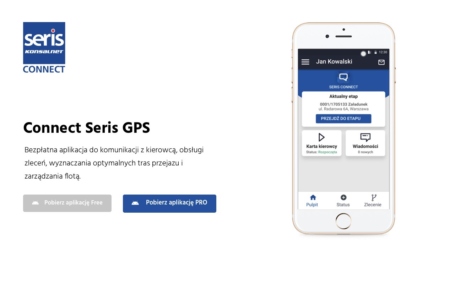 Darmowa aplikacja do komunikacji z kierowcą flotowym – Seris Connect