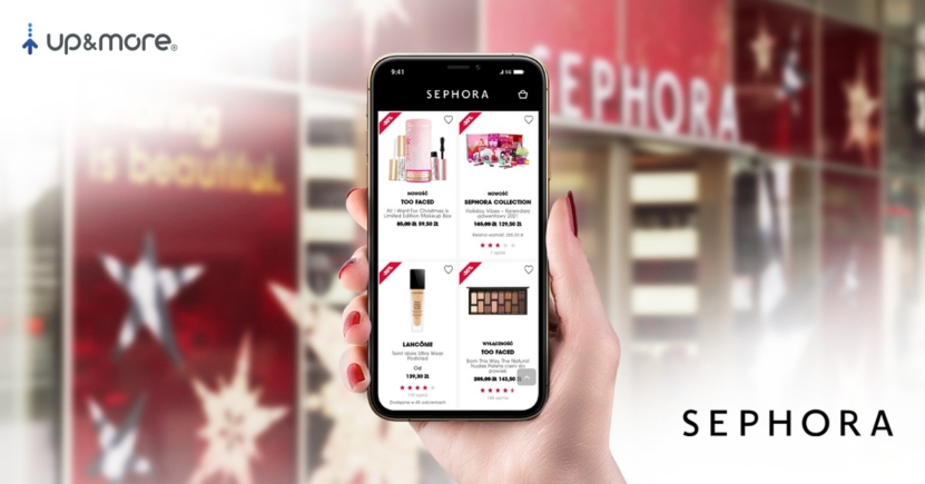Up&More odpowiedzialny za marketing aplikacji Sephora