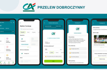 Credit Agricole uruchamia przelew dobroczynny w aplikacji CA24 Mobile